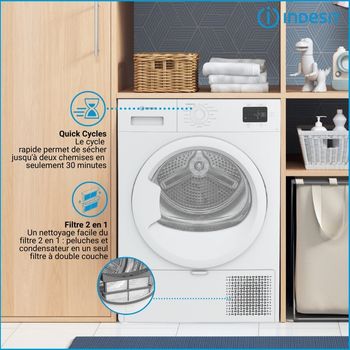 Indesit-Seche-linge-C-YSD-83D-WW-FR-Blanc-Lifestyle-detail