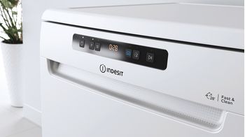 Indesit Lave-vaisselle Pose-libre IN2FC14BN70W Pose-libre C Lifestyle control panel