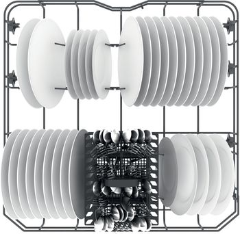 Indesit Lave-vaisselle Encastrable I3IFD544S Tout intégrable C Rack