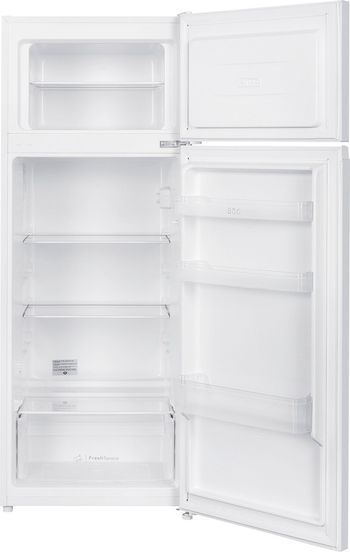 Indesit-Combine-refrigerateur-congelateur-Pose-libre-I55T0-412W-Blanc-2-portes-Frontal-open