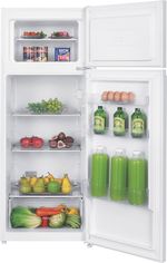 Indesit-Combine-refrigerateur-congelateur-Pose-libre-I55T0-412W-Blanc-2-portes-Lifestyle-frontal-open