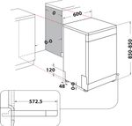 Indesit-Lave-vaisselle-Pose-libre-I3FD654S-Pose-libre-B-Technical-drawing